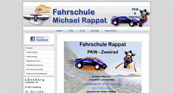 Desktop Screenshot of fahrschule-rappat.de